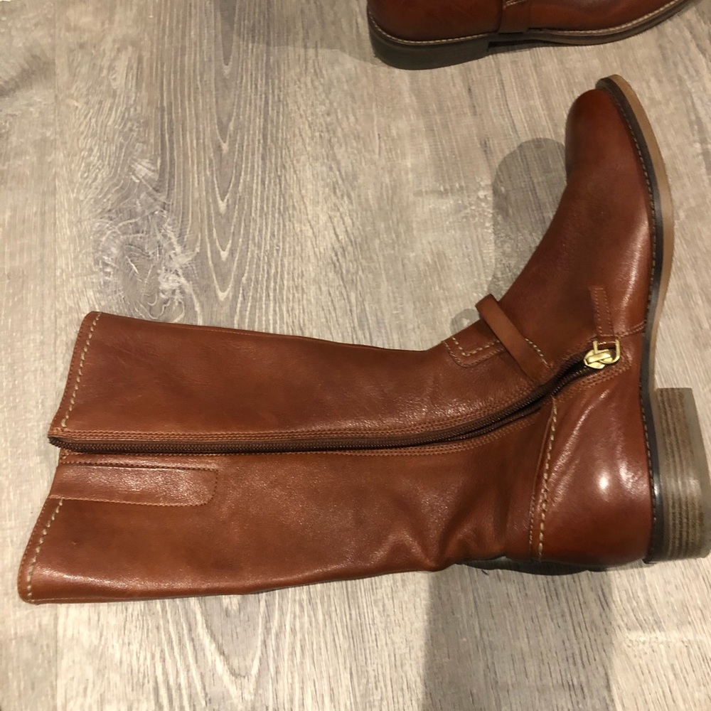ECCO LEATHER BOOTS